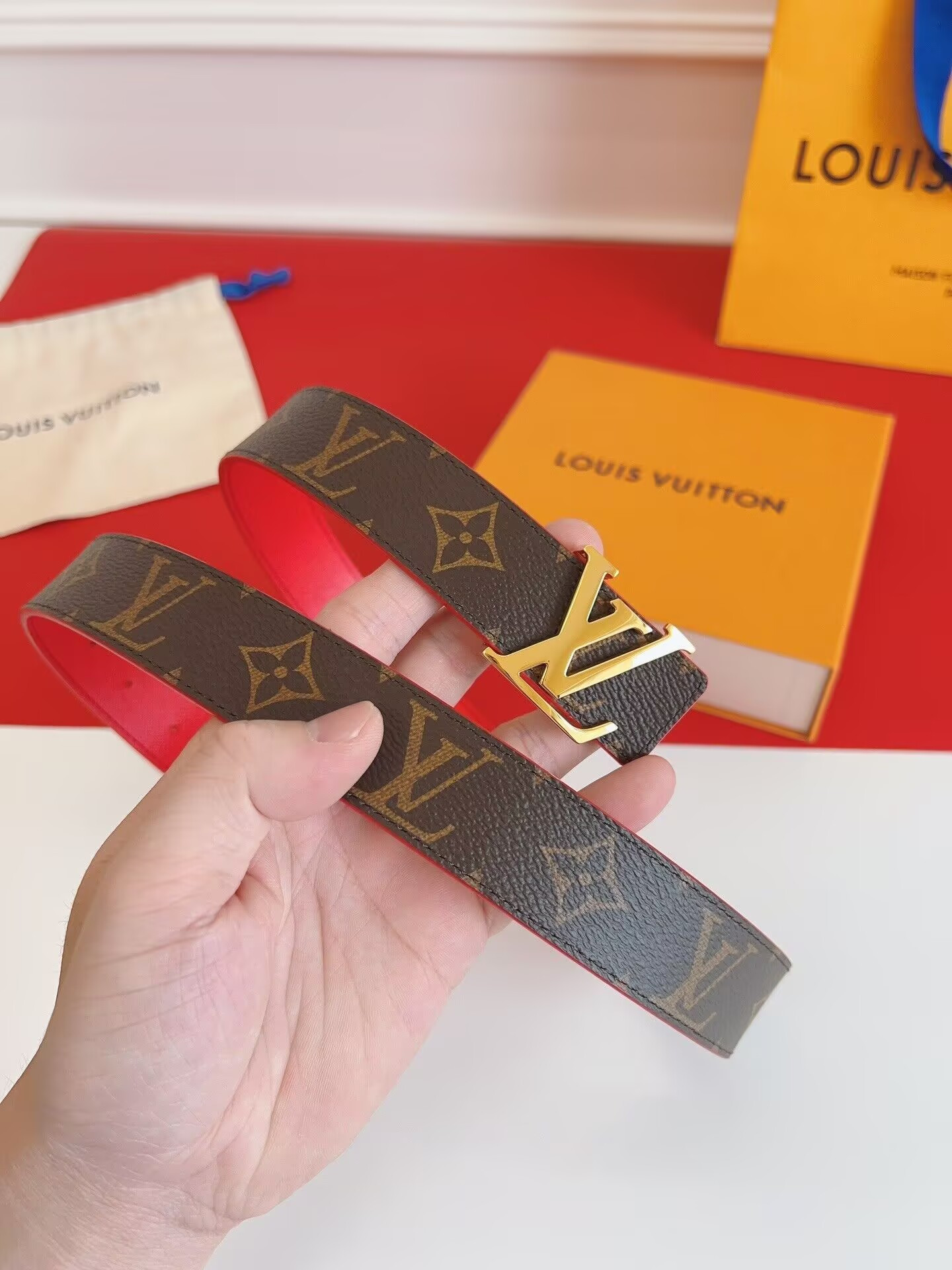 LV Initiales 30mm Reversible Belt