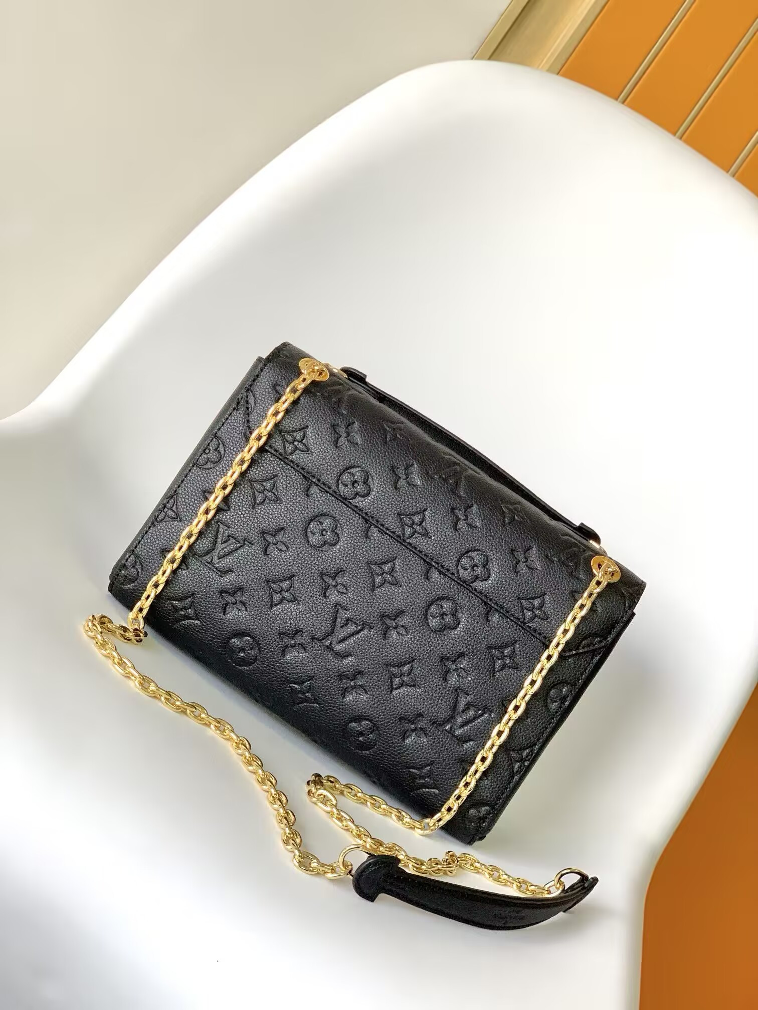 LV Empreinte Vavin PM Black Handbag M44151 25x17x9.5cm