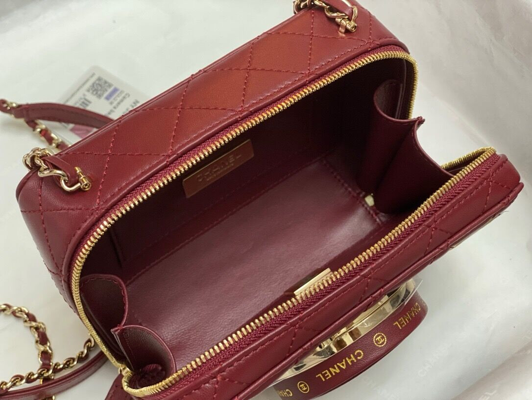 Ch*el camera bag 4.5 × 6.2 × 2.3 in