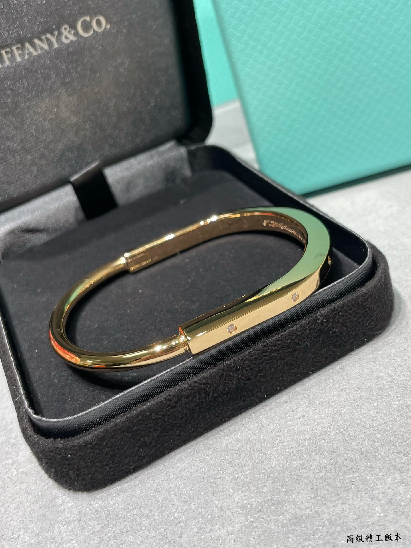 t*f*ny & co. lock Di*m*nd alternating bracelet