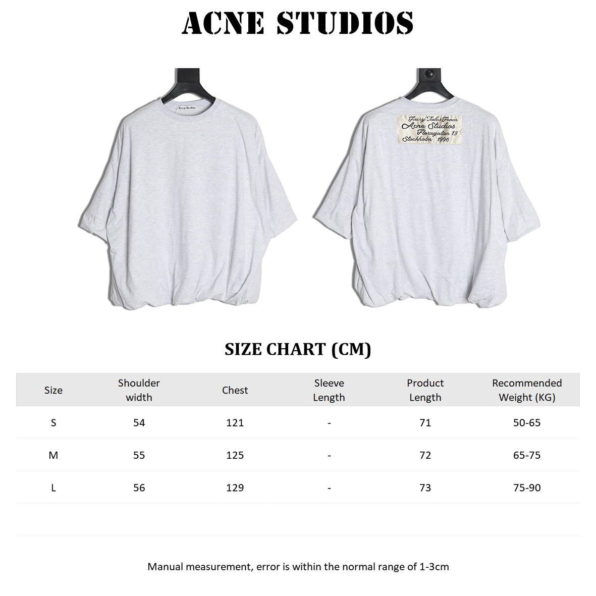 ACNE STUDIOS Short-sleeved T-shirt