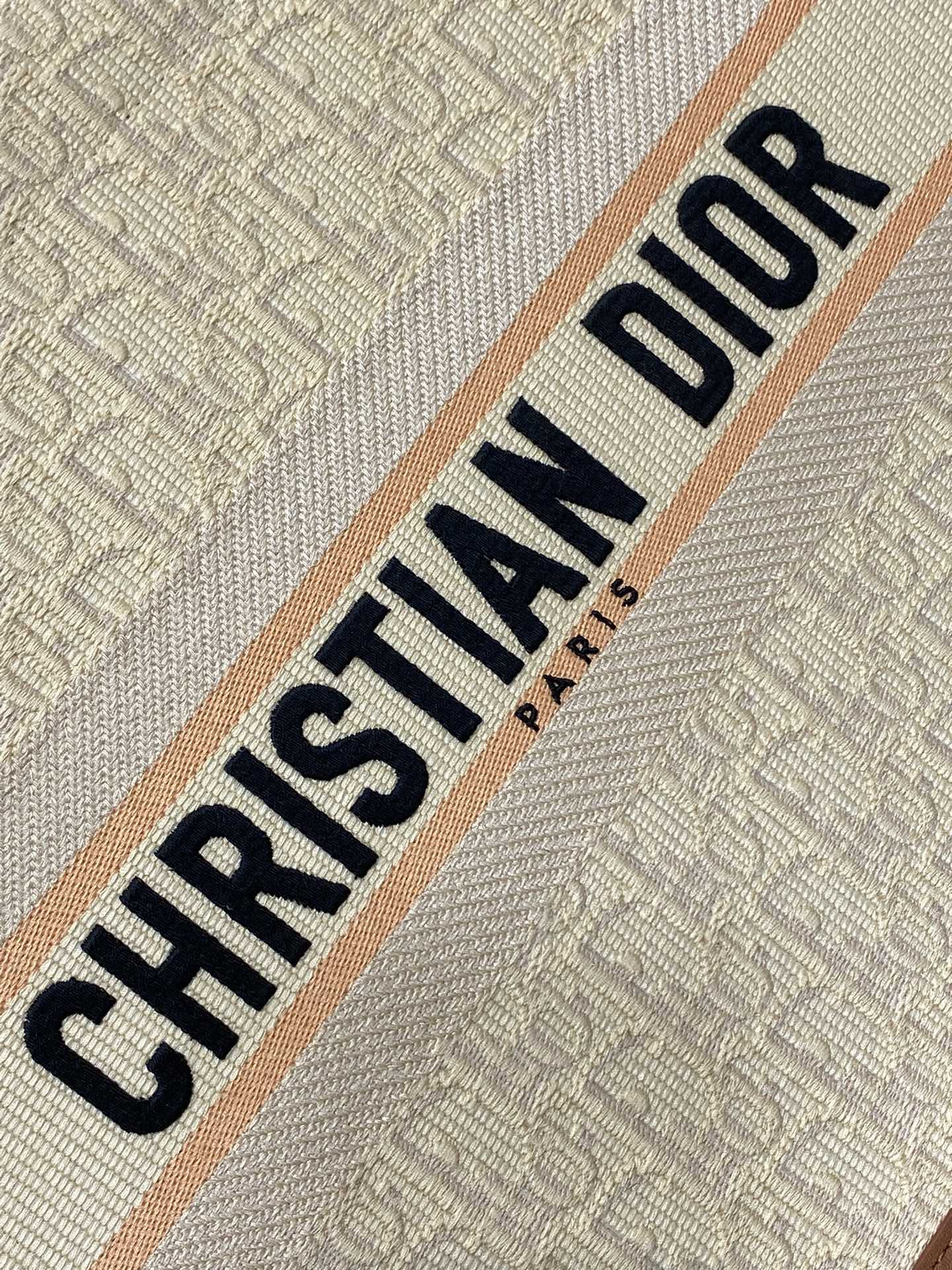 medium D*or book tote white multicolor dragon zodiac embroidery 36 x 27.5 x 16.5 cm