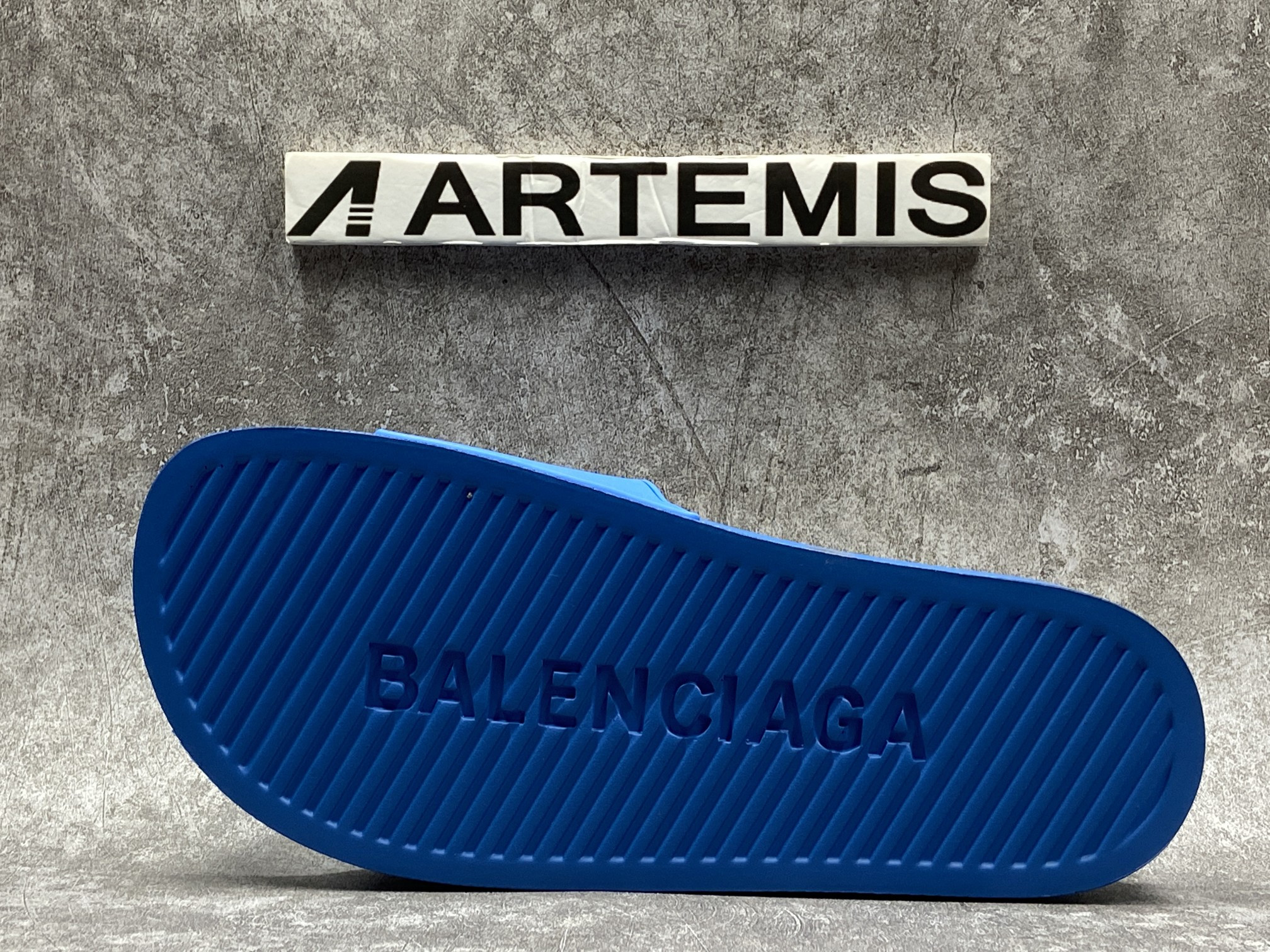 Balenciga Pool Slide Blue