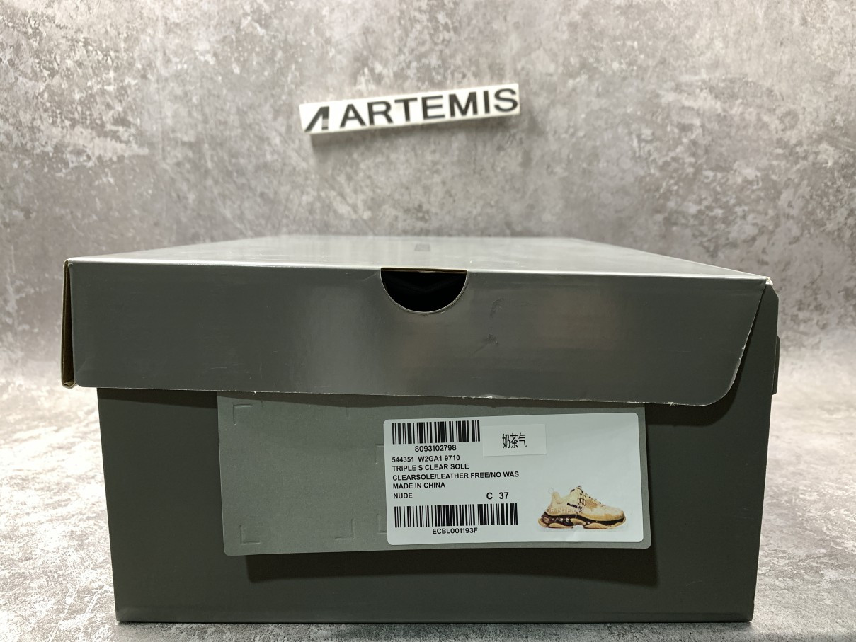 Balenciga Triple S Crystal Clear Sole