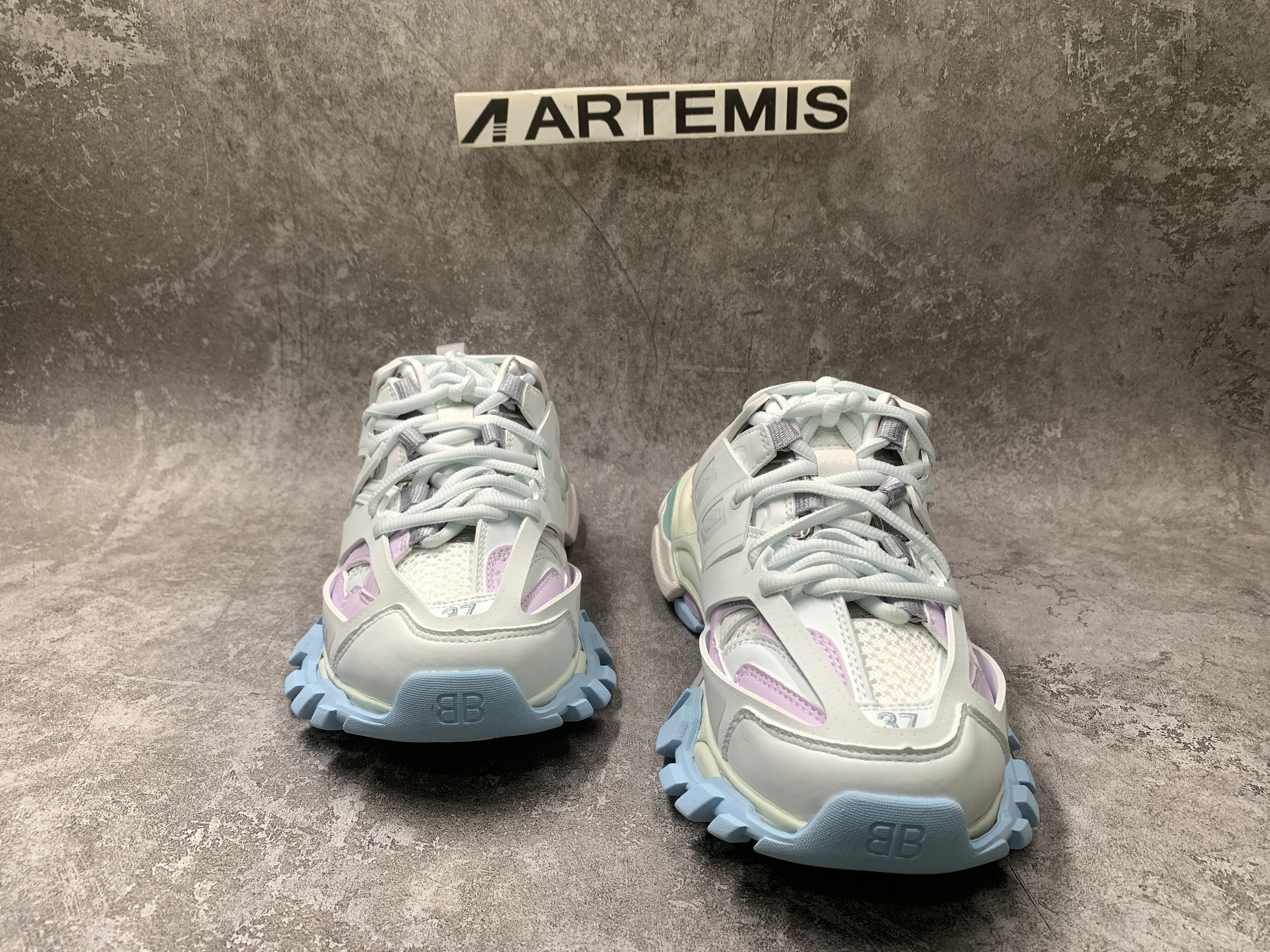 Balenciga Track Mule Pastel