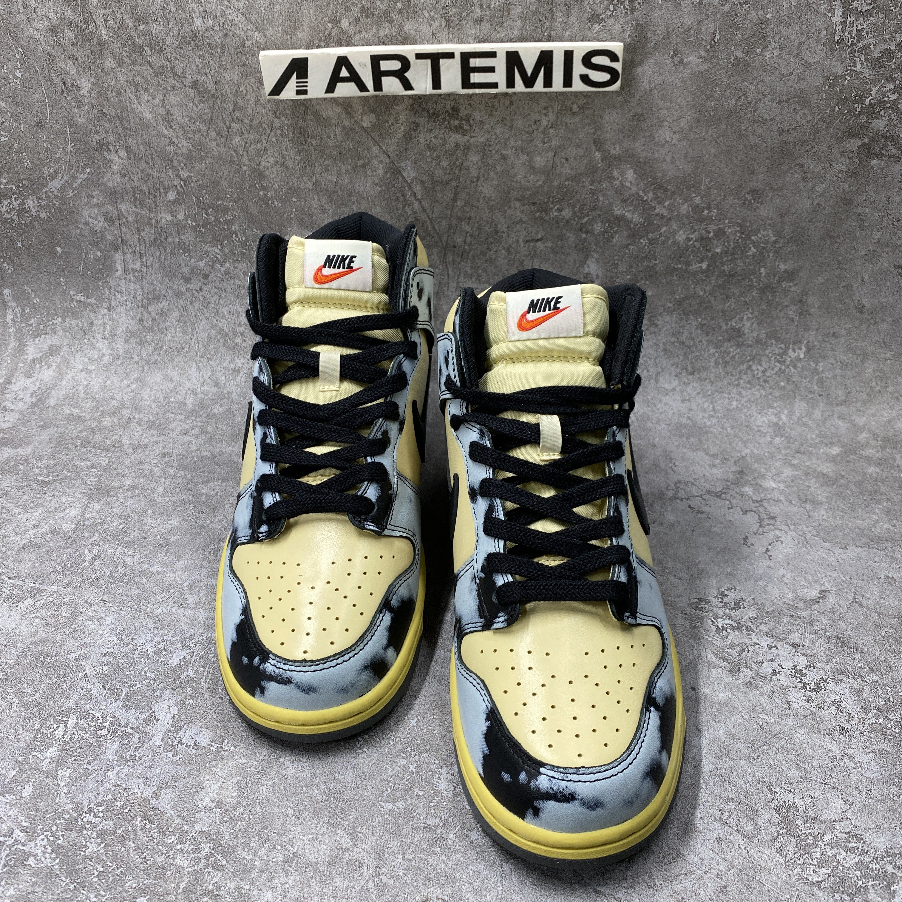 Nike Dunk High 1985 Black Acid Wash