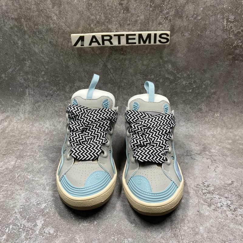 Lanvin Leather Curb Light Blue Gum