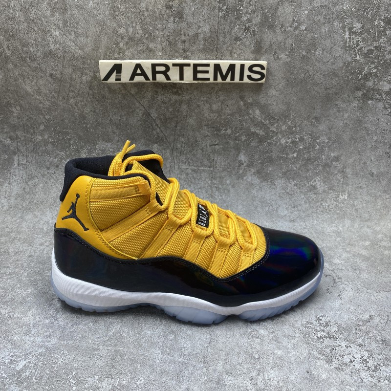 Air Jordan 11 Retro Black Yellow