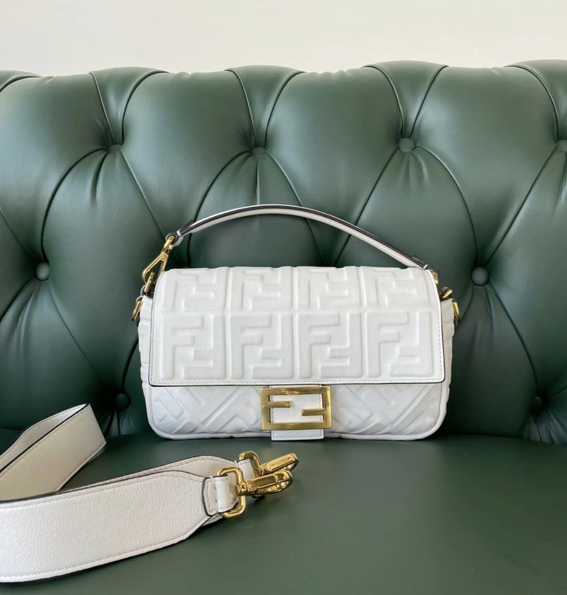 F**di small baguette bag