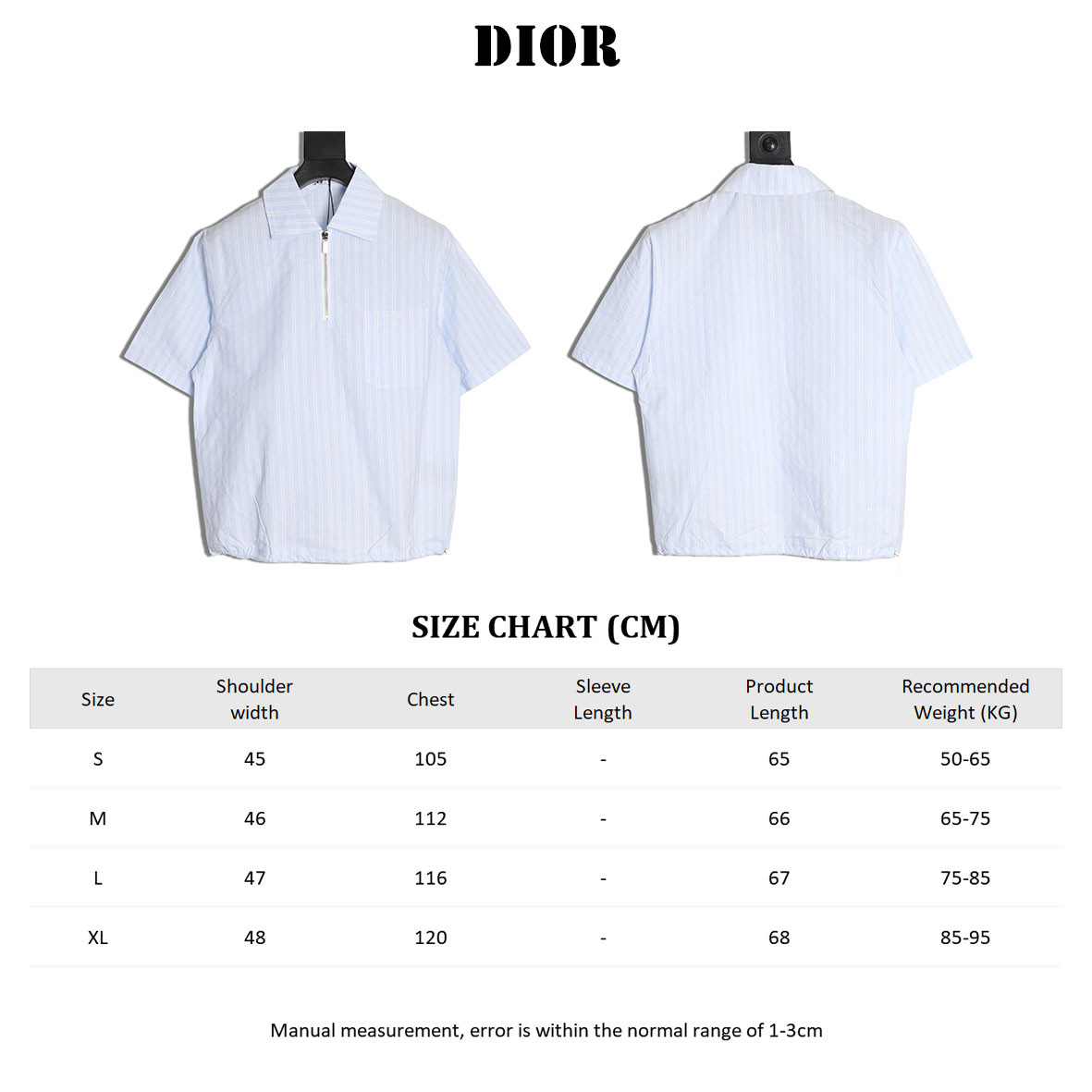 D*or 24ss short-sleeved shirts