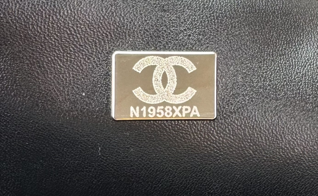 Ch*el classic 11.12 handbag tweed & silver-tone metal 6 × 9.9 × 2.5 in