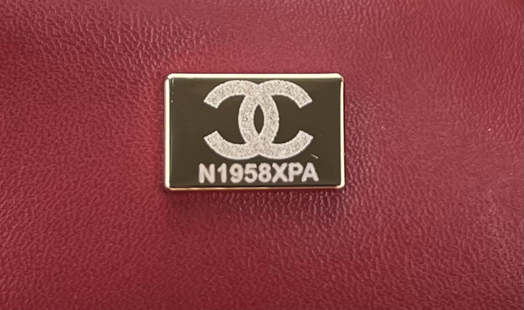 Ch*el classic 11.12 handbag tweed & gold-tone metal 6 × 9.9 × 2.5 in