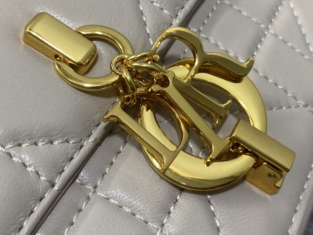 D*or mini D*or ange bag pink macrocannage calfskin 20 x 12 x 5 cm