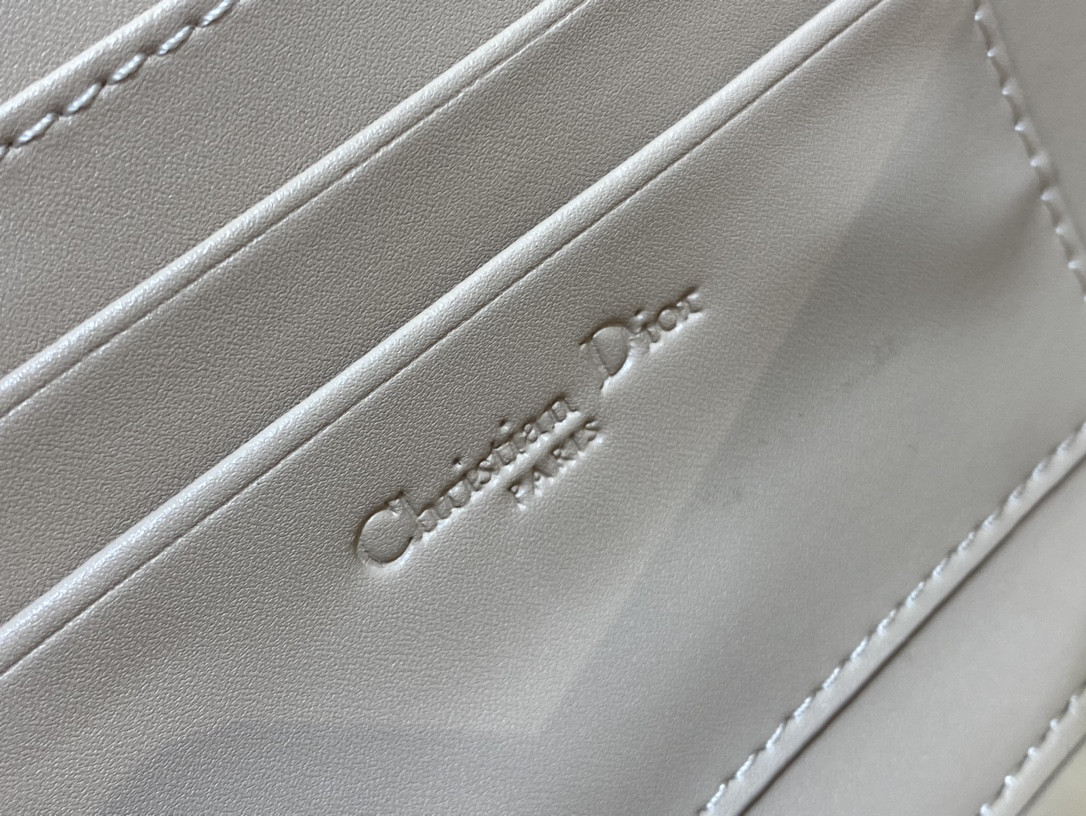 D*or mini D*or ange bag pink macrocannage calfskin 20 x 12 x 5 cm