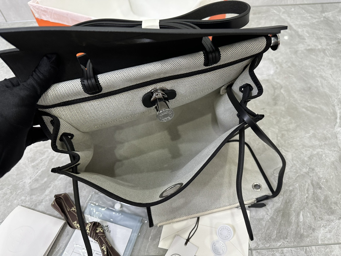 H**mes herbag 25x31x10cm