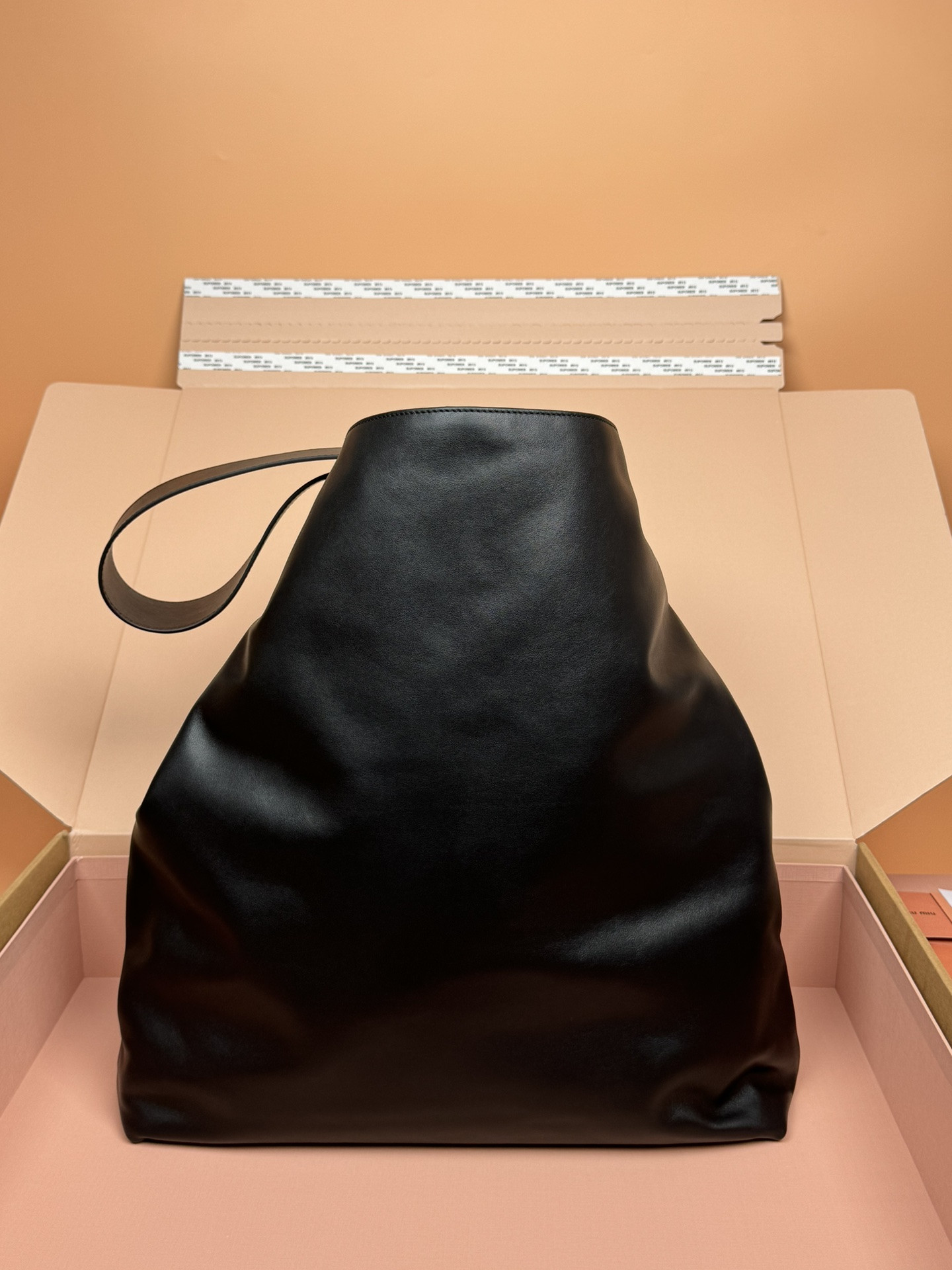 Miu Miu Leather Hobo Bag 41×46×11cm