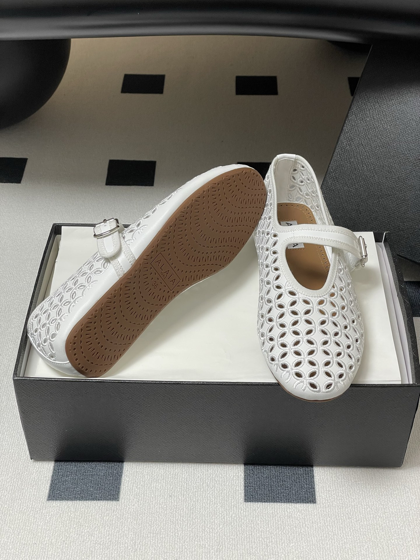 UA Alaïa BRAIDED BALLET FLATS(Customized Size 7-10 days production time)