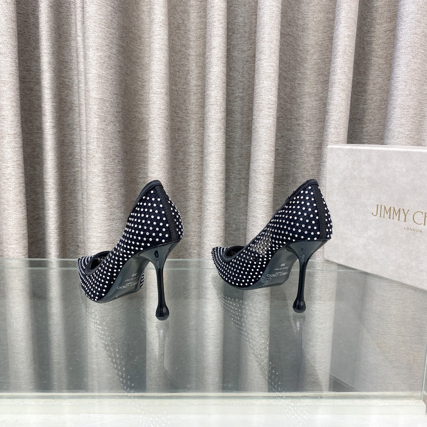 ua Ji*y Ch* ixia mesh pumps 8.5cm