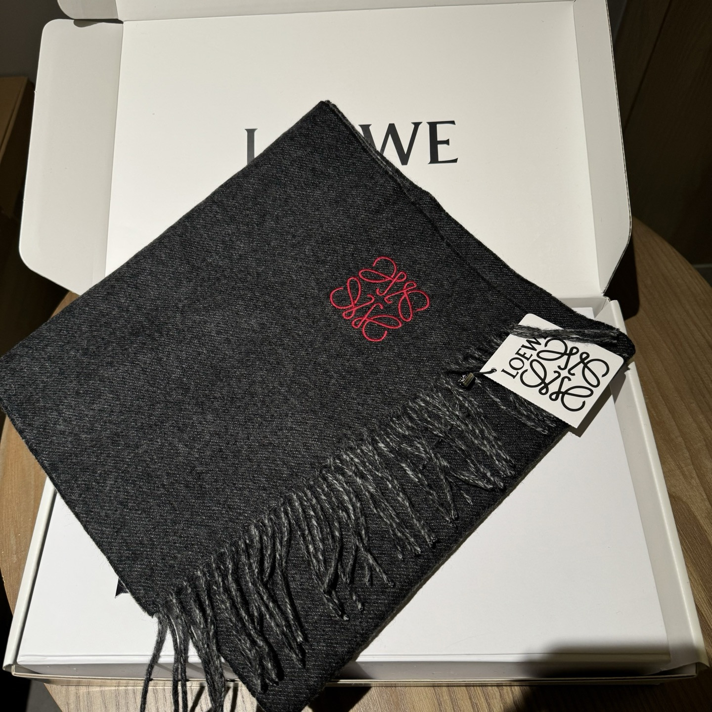 L0ew* scarf 35x190cm 100% lamb cashmere